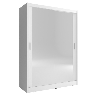 Zrcadlová skříň s posuvnými dveřmi 150 cm MARVAN - bílá