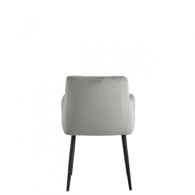 Set dvou moderních židlí PILAR - šedá