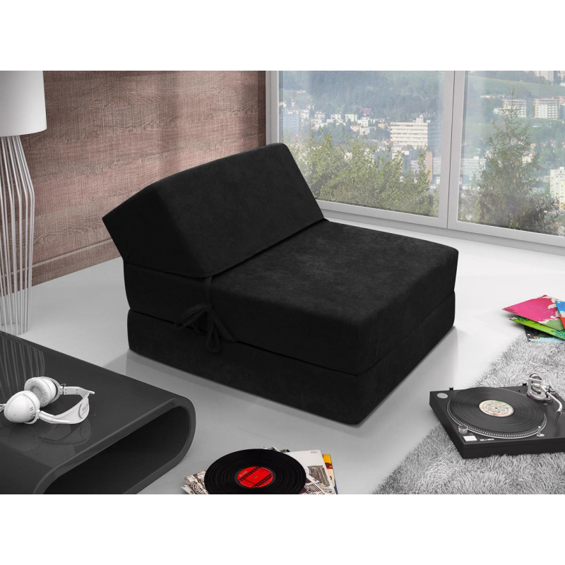 Rozkládací křeslo OTTO - černé