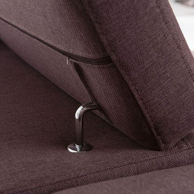 Rozkládací sedačka FANNI - šedá, pravý roh