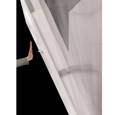 Vertikální výklopná manželská postel 140x200 CELENA 1 - bílá