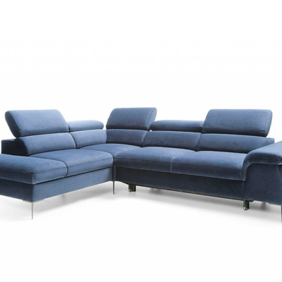 Rohová sedací souprava BENES - modrá