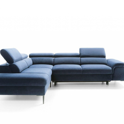 Rohová sedací souprava BENES - modrá