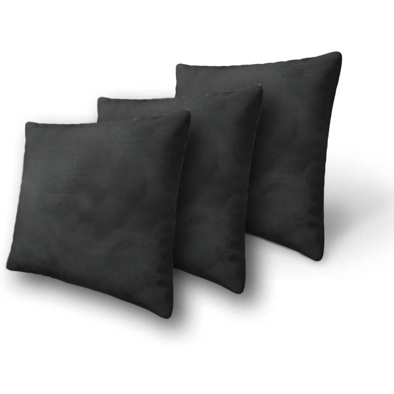 Set tří dekorativních polštářů ZANE - tmavý šedý 2