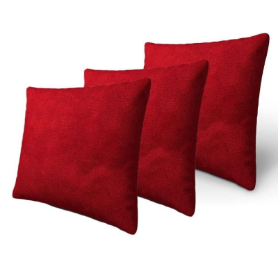 Set tří dekorativních polštářů ZANE - červený 1