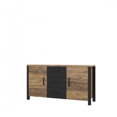 Kombinovaná komoda OKAL - appenzeller / černá