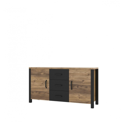 Kombinovaná komoda OKAL - appenzeller / černá