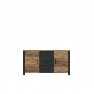 Kombinovaná komoda OKAL - appenzeller / černá