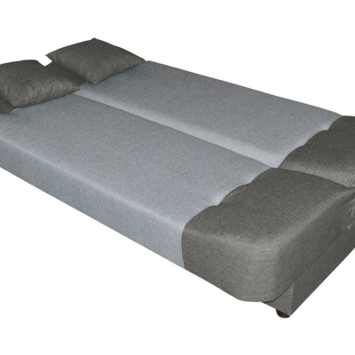 Rozkládací pohovka s úložným prostorem IRINA - hnědá / béžová