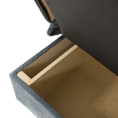 Rozkládací pohovka s úložným prostorem IRINA - šedá / béžová