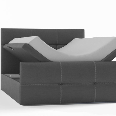 Čalouněná postel 140x200 OTAKAR - šedá