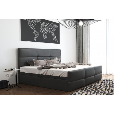 Čalouněná postel 160x200 OTAKAR - šedá