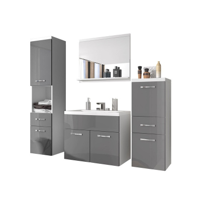 Koupelnová sestava s umyvadlem WINNA - bílá + sifon a baterie Platino ZDARMA