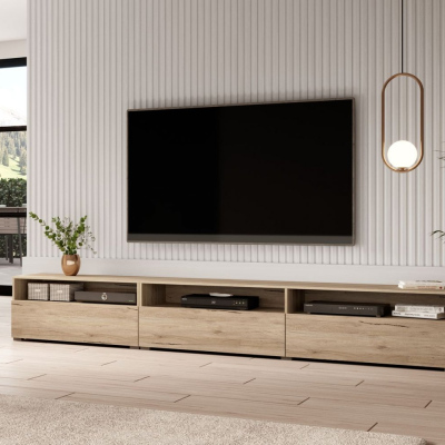 Televizní stolek BRYCE - dub san remo