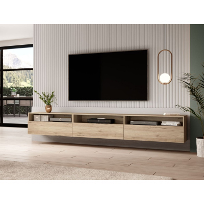 Televizní stolek BRYCE - dub san remo