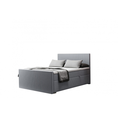 Komfortní manželská postel FELICITA 160x200 - béžová