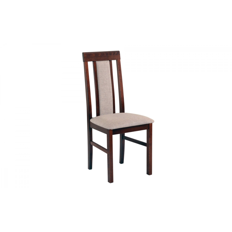 Jídelní židle JARMILA 2 - ořech / šedobéžová