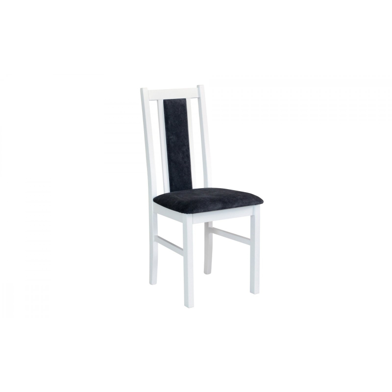 Jídelní židle NIKITA 14 - bílá / tmavě šedá