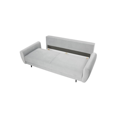 Rozkládací pohovka s úložným prostorem GREENSBORO - červená