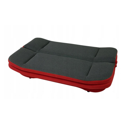 Rozkládací pohovka s úložným prostorem OMAHA - světlá šedá