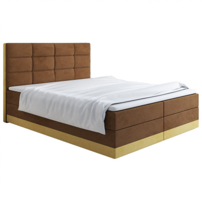 Čalouněná postel 180x200 LILLIANA 1 - hnědá