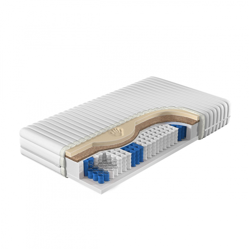 Pružinová matrace s kokosovou rohoží 120x200 TOPEKA