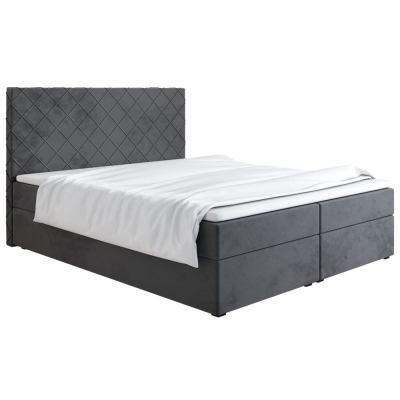 Čalouněná postel 180x200 LILLIANA 2 - šedá