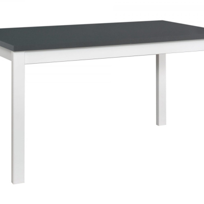 Jídelní stůl DOROTA 2 - grafit / bílá