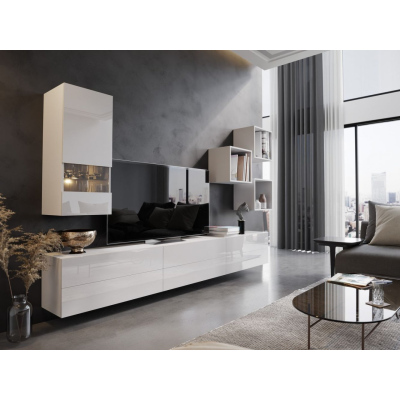Elegantní obývací stěna BRADT 45 - bílá