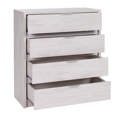 Ložnicová sestava s postelí 160x200 PEORIA 8 - dub monastery / lesklá černá