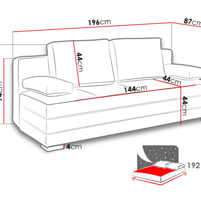 Nábytek do obývacího pokoje BROKEN 4 - grafit / dub artisan / bílý