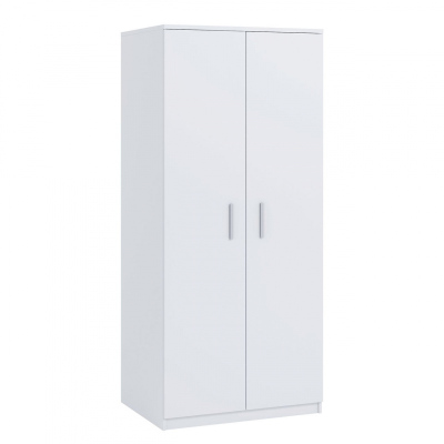 Dvoudveřová šatní skříň 90 cm CORTLAND - bílá
