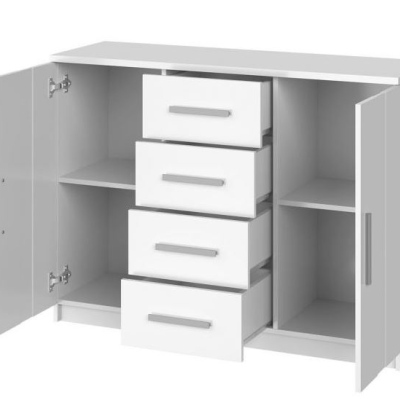 Kombinovaná komoda CORTLAND - bílá