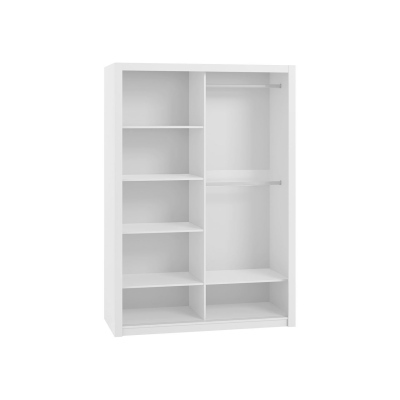 Ložnicová sestava s postelí 160x200 CORTLAND 2 - bílá / bílá ekokůže