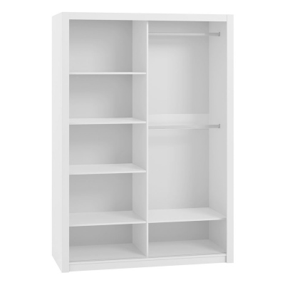 Ložnicová sestava s postelí 160x200 CORTLAND 2 - dub artisan / černá ekokůže