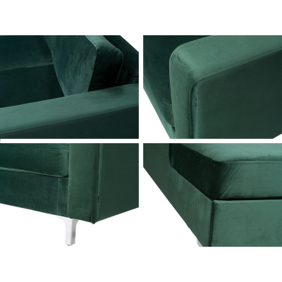 Rohová sedačka CHOWAN 2 - hořčicová, pravý roh