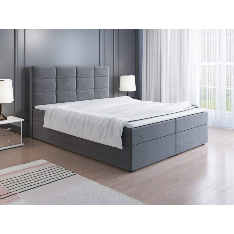 Čalouněná postel LILLIANA 1 - 160x200, šedá