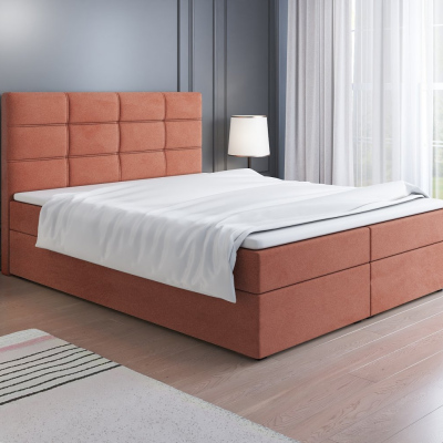 Čalouněná postel LILLIANA 1 - 160x200, lososová