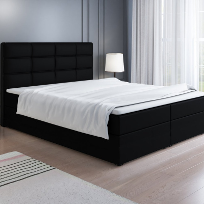 Čalouněná postel LILLIANA 2 - 160x200, černá
