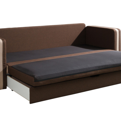 Rozkládací pohovka SPARKS 1 - hnědá / béžová