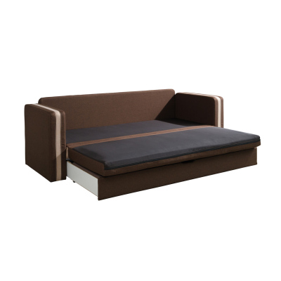 Rozkládací pohovka SPARKS 1 - hnědá / béžová