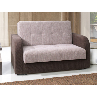 Pohovka s úložným prostorem TAMPA - hnědá / béžová