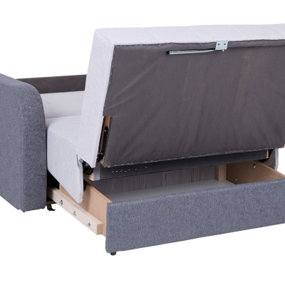 Pohovka s úložným prostorem TAMPA - hnědá / béžová