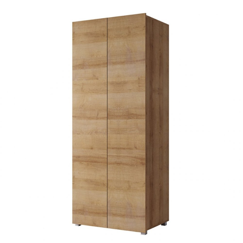 Šatní skříň 80 cm CHEMUNG - dub zlatý