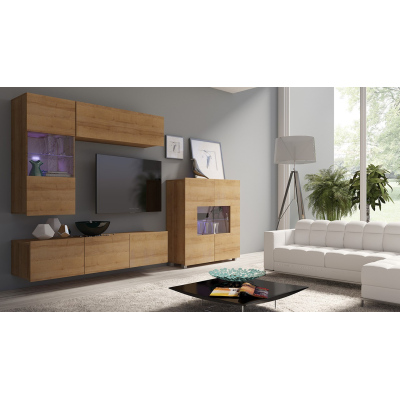 Obývací stěna CHEMUNG 3 - dub zlatý