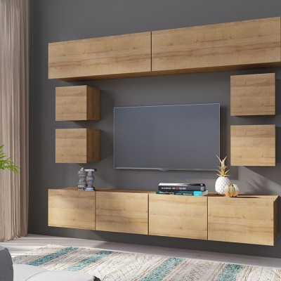 Obývací stěna CHEMUNG 14 - dub zlatý