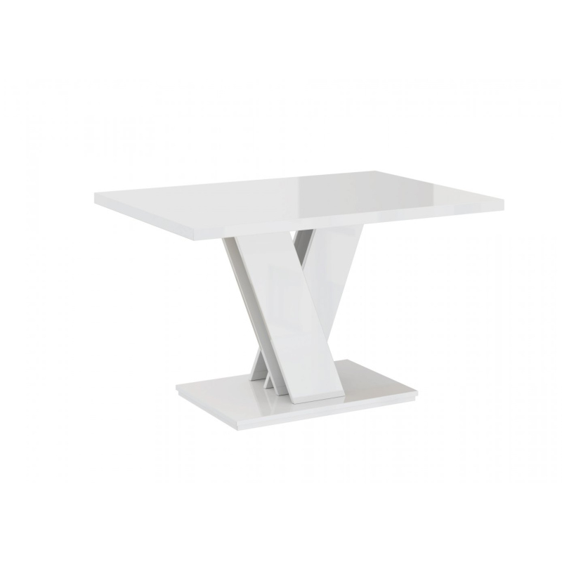 Konferenční stolek JERSIS - bílá lesklá