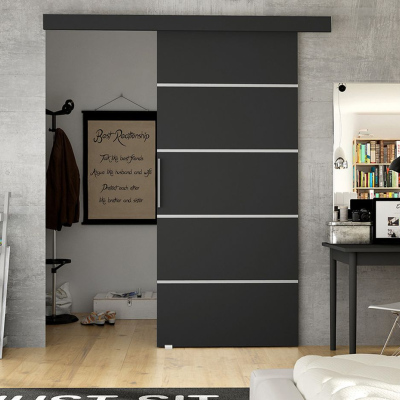 Posuvné dveře RUBEN 3 - černé