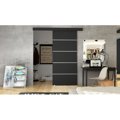 Posuvné dveře RUBEN 3 - černé