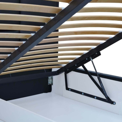 Čalouněná postel MELITA - 160x200, růžová